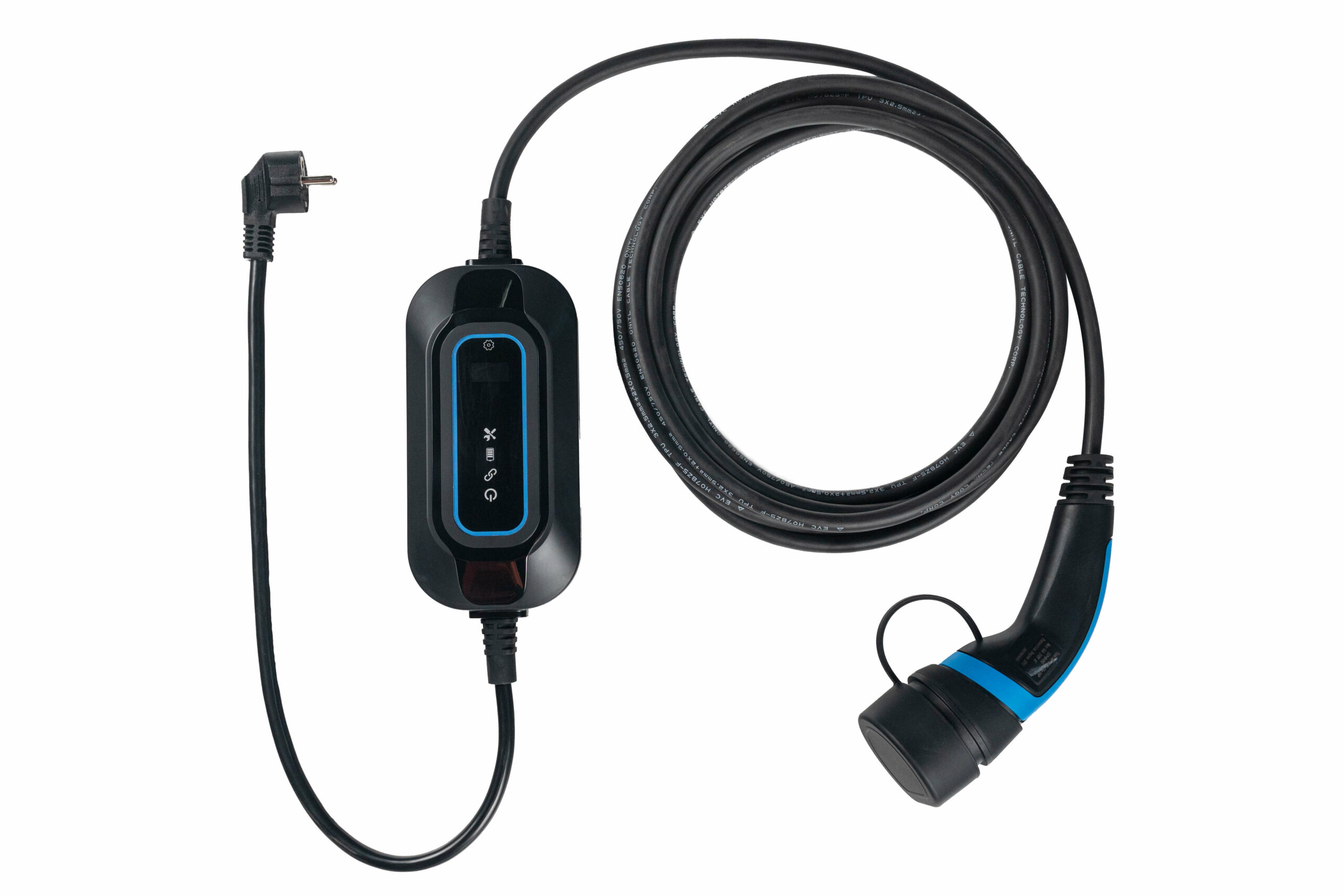 Φορητός Φορτιστής Ηλεκτρικού Αυτοκινήτου Mode 2 Type 2 16A 5m (Schuko-Type 2) - Image 2